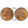 Image 1 : GREAT BRITAIN: Victoria, 1837-1901, AE penny, 1900, PCGS MS64 RB