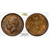 Image 1 : GREAT BRITAIN: George V, 1910-1936, AE penny, 1912-H, PCGS MS64 RB