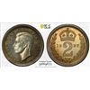 Image 1 : GREAT BRITAIN: George VI, 1936-1952, AR 2 pence, 1937, PCGS Proof 67