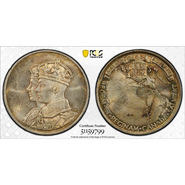 GREAT BRITAIN: George VI, 1936-1952, AR medal, 1939, PCGS MS64