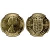 Image 1 : GREAT BRITAIN: Elizabeth II, 1952-2022, shilling, 1953, NGC MS66