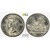 Image 1 : GREECE: George I, 1863-1913, AR drachma, 1910, PCGS MS62