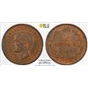 Image 1 : ITALY: Vittorio Emanuele III, 1900-1946, AE 2 centesimi, 1903-R, PCGS MS64 BN