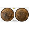 Image 1 : JERSEY: Victoria, 1837-1901, AE 1/12 shilling, 1894, PCGS MS63 RB