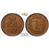 Image 1 : NORWAY: Oscar II, 1872-1905, AE ore, 1876, PCGS MS64 BN