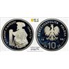 Image 1 : POLAND: Republic, AR 10 zlotych, 1996-MW, PCGS PF68 Deep Cameo