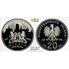 Image 1 : POLAND: Republic, AR 20 zlotych, 1996-MW, PCGS PF68 Deep Cameo