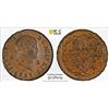 Image 1 : SPAIN: Fernando VII, 2nd reign, 1813-1833, AE 2 maravedis, Segovia, 1828, PCGS AU58