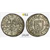 Image 1 : SWITZERLAND: ZÜRICH: Free Imperial City, AR schilling, ND (1634), PCGS MS63