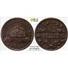 Image 1 : GERMAN EAST AFRICA: Wilhelm II, 1888-1918, AE 1/2 heller, 1906-J, PCGS MS62 BN