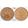 Image 1 : GERMAN EAST AFRICA: Wilhelm II, 1888-1918, AE heller, 1907-J, PCGS MS65 RB