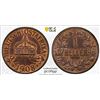 Image 1 : GERMAN EAST AFRICA: Wilhelm II, 1888-1918, AE heller, 1908-J, PCGS MS63 BN