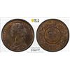 Image 1 : CANADA: NOVA SCOTIA: Victoria, 1837-1867, AE cent, 1864, PCGS MS63 BN
