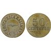 Image 1 : COSTA RICA: 50 centavos token, ND, Choice AU