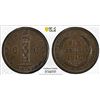 Image 1 : HAITI: First Republic, AE 6 centimes, 1846 An 43, PCGS MS62 BN