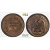 Image 1 : MEXICO: Republic, AE centavo, 1890-Mo, PCGS MS64 BN