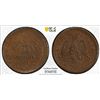 Image 1 : MEXICO: Revolutionary Issue, AE 5 centavos, Aguascalientes, 1915, PCGS MS62 BN