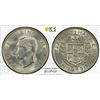 Image 1 : NEW ZEALAND: George VI, 1936-1952, AR 1/2 crown, 1945, PCGS MS63