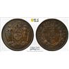 Image 1 : BRITISH NORTH BORNEO: AE cent, 1891-H, PCGS MS63 BN