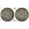 Image 1 : BURMA: Mindon, 1853-1878, AR mu, CS1214 (1853), PCGS AU details