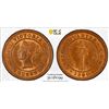 Image 1 : CEYLON: Victoria, 1837-1901, AE 1/4 cent, 1890, PCGS MS64 RB