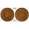 Image 1 : JAPAN: Meiji, 1868-1912, AE rin, year 16 (1883), PCGS MS64 BN