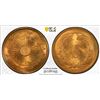 Image 1 : JAPAN: Taisho, 1912-1926, AE sen, year 4 (1915), PCGS MS66 RD