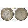 Image 1 : PHILIPPINES: Alfonso XII, 1874-1885, AR 20 centimos, 1885, PCGS UNC details