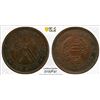 Image 1 : HUNAN: Republic, AE 10 cash, year 11 (1922), PCGS AU55