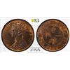 Image 1 : HONG KONG: Victoria, 1841-1901, AE cent, 1863, PCGS MS63 BN