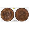 Image 1 : HONG KONG: Edward VII, 1901-1910, AE cent, 1905, PCGS UNC details