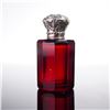 Image 2 : European Silverplate and Metal Mounted Ruby Glass Scent Bottle