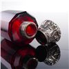 Image 4 : European Silverplate and Metal Mounted Ruby Glass Scent Bottle