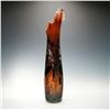 Image 2 : Contemporary Studio Art Glass Vase, Signed Colla