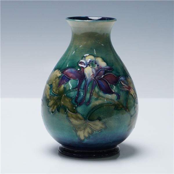 Moorcroft Pottery Vase, Columbine