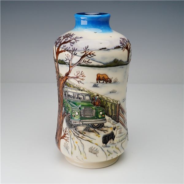 Moorcroft Pottery by Anji Davenport Vase, Winter's Feed