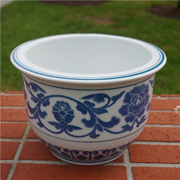 Liling Qunli Porcelain Factory Furong Underglaze-Blue Jardiniere