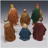 Image 4 : 7pc Porcelain Nativity Scene Figurines