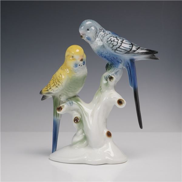 Gerold Porzellan Bavaria Parakeet Figurine
