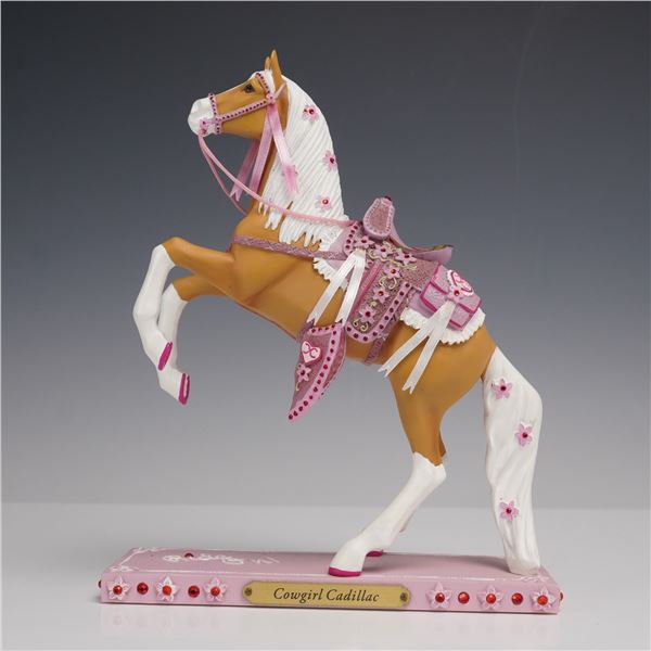 Enesco By B. Eden Figurine, The Trail of Painted Ponies, Cowgirl Cadillac