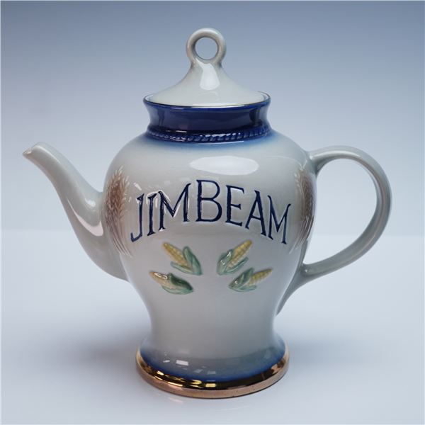 1980s Jim Beam Teapot with Lid