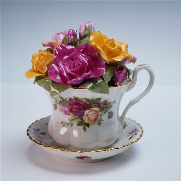 Royal Albert Old Country Roses Porcelain Music Teacup