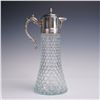 Image 3 : Vintage Silver Plated and Crystal Pitcher