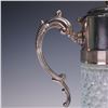 Image 4 : Vintage Silver Plated and Crystal Pitcher