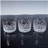 Image 1 : 3pc Crystal Whiskey Glasses