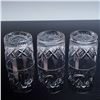 Image 3 : 3pc Crystal Whiskey Glasses