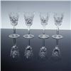 Image 1 : 4pc Stuart Crystal Cordial Glasses, Westbury Pattern