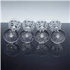 Image 5 : 4pc Stuart Crystal Cordial Glasses, Westbury Pattern
