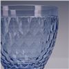 Image 4 : 12pc Villeroy & Boch Boston Blue Cut Glass Goblets