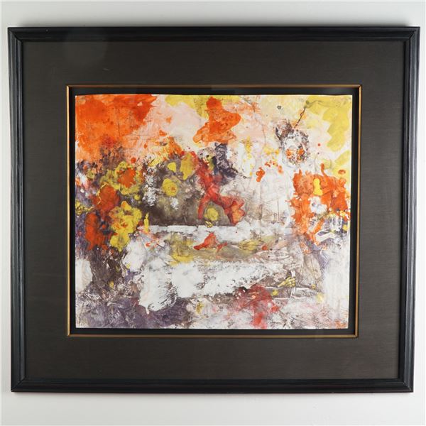 Josef Jackerson, Original Abstract Watercolor on Paper